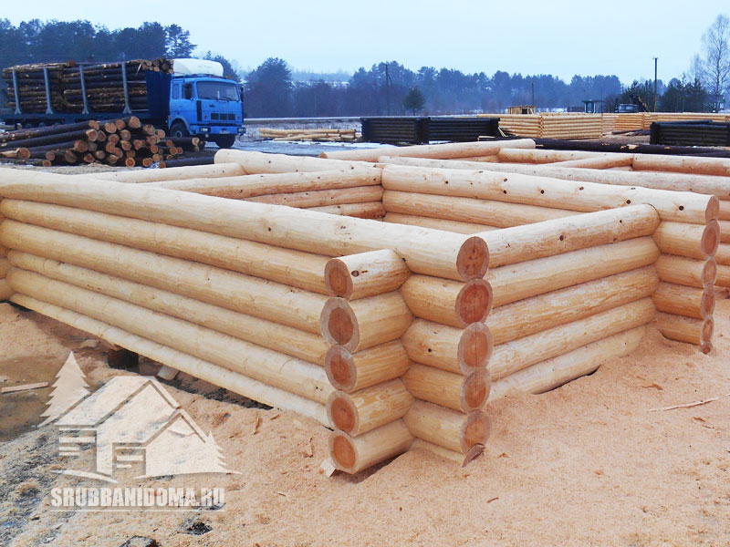 Сруб бани 3х4 2