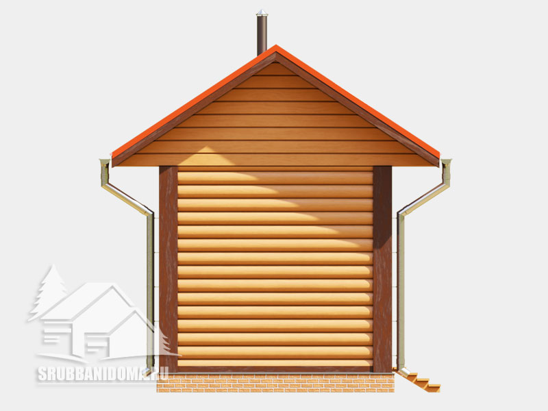 Сруб бани 3х4 10