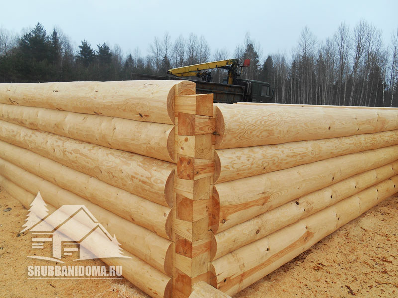 Сруб бани 3х5 2