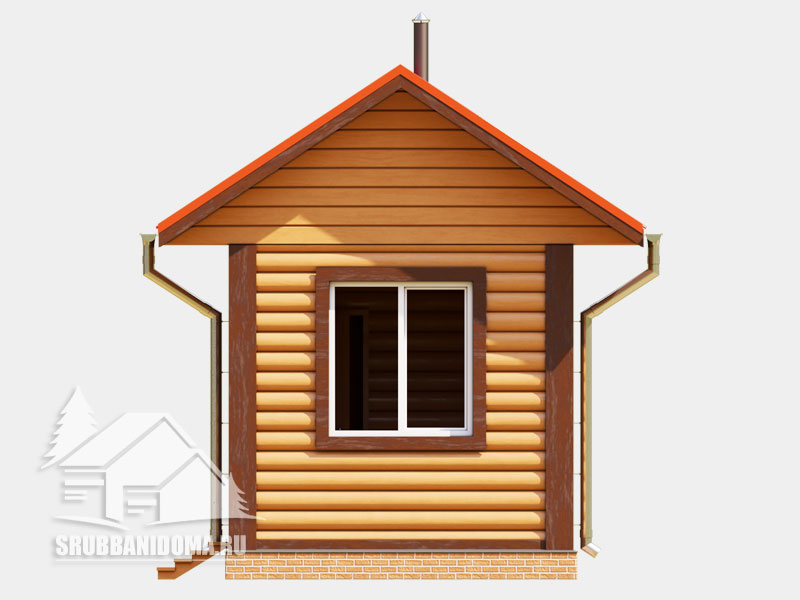 Сруб бани 3х5 9