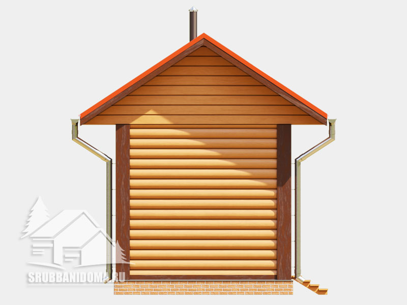 Сруб бани 3х5 10