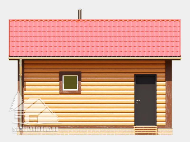 Сруб бани 3х6 10