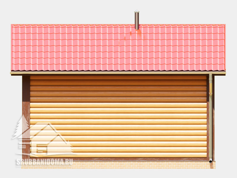 Сруб бани 3х6 11