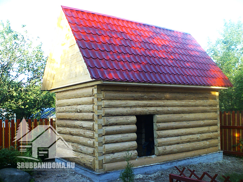 Сруб бани 3х6 3