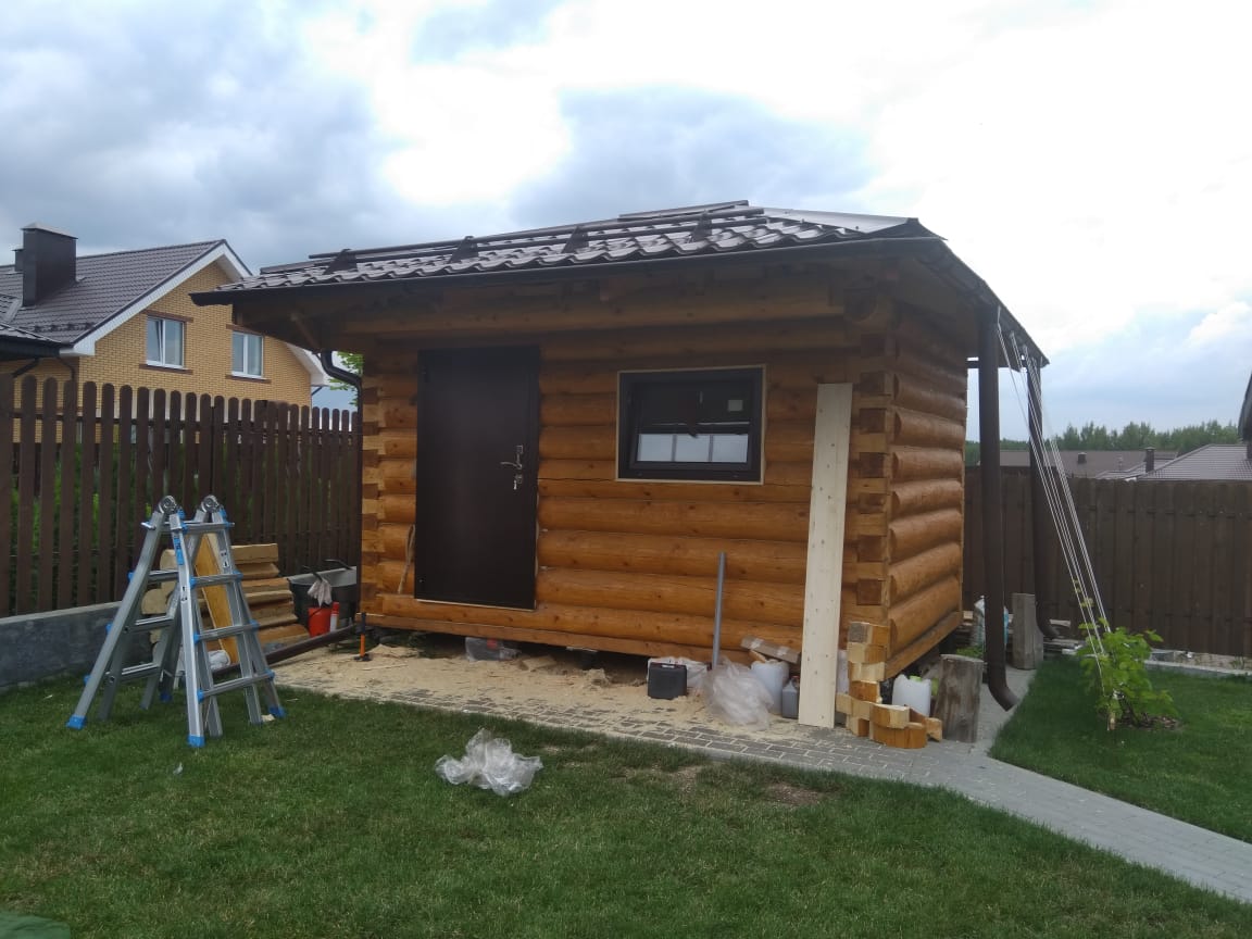 Сруб бани 4х4 2